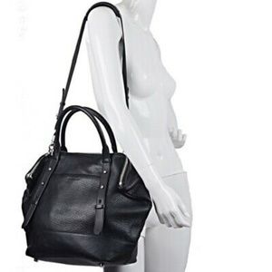 Mackage Raffie Black Leather Bag